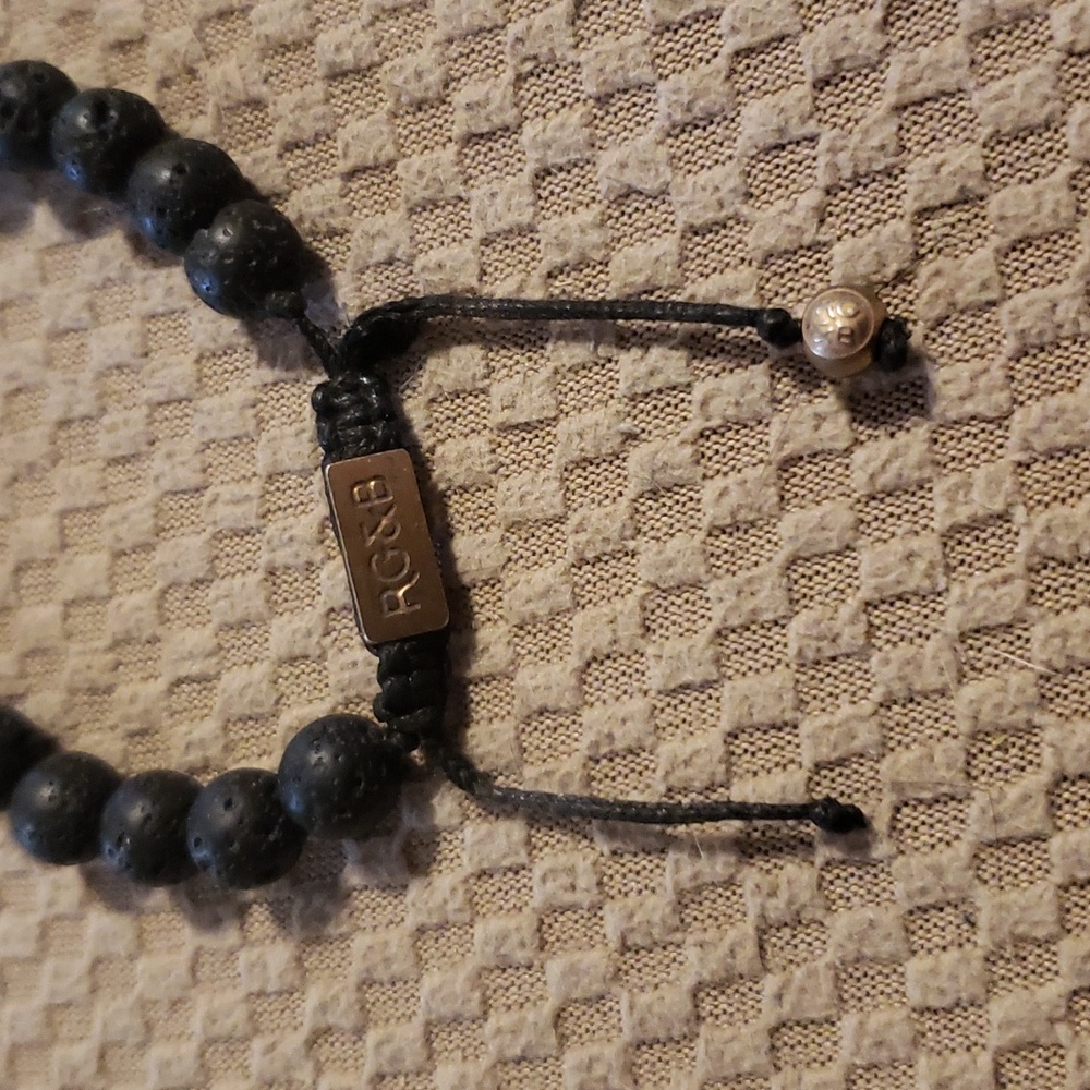 RG&B lava stone bracelet. - Picture 2 of 3